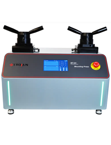 TROJAN MT-2H SEMI-AUTOMATIC HOT MOUNTING MACHINE