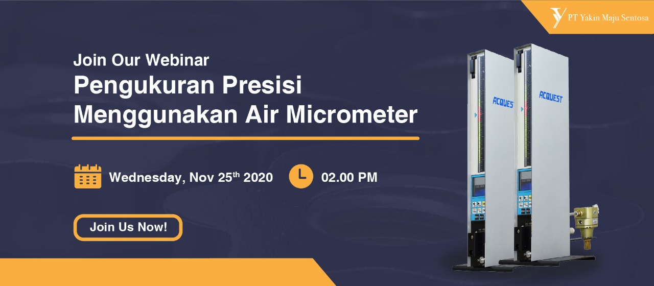 Mengukur Dimensi Part Dengan Air Micrometer PT Yakin 